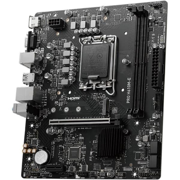 MSI Pro H610M-E moderkort - Socket 1700 - DDR5