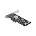 Miniatyrbild 4 av 6: SATA PCIe 8 Ports Kontroller - StarTech - 6 Gbit/s - PCI-e x4 Gen 2 - SATA III Adapter