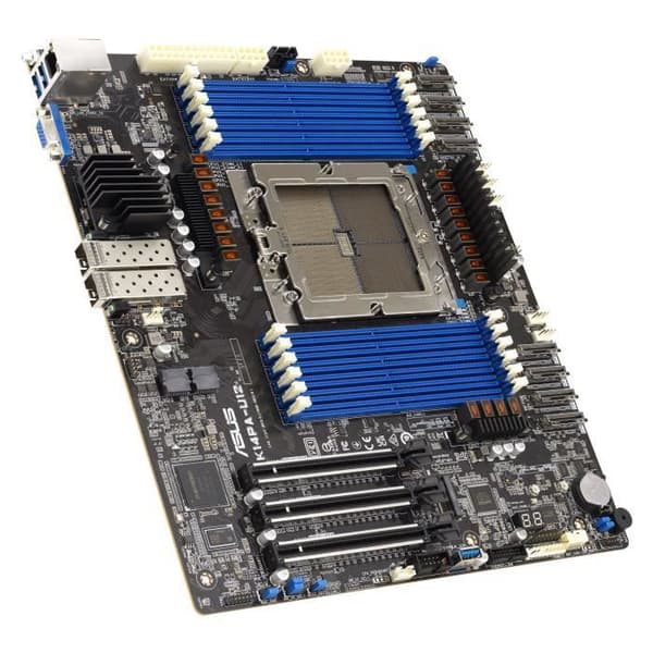 Moderkort - ASUS - K14PA-U12 - Socket SP5 - 2 x 25 Gigabit LAN - Inbyggd grafik