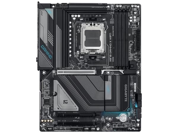 Gigabyte X870 GAMING X WIFI7 - Hovedkort - ATX - Socket AM5 - AMD X870 Chipset - USB-C 3.2 Gen 2x2, USB4, USB 3.2 Gen 1, USB 3.2 Gen 2 - 2.5 Gigabit