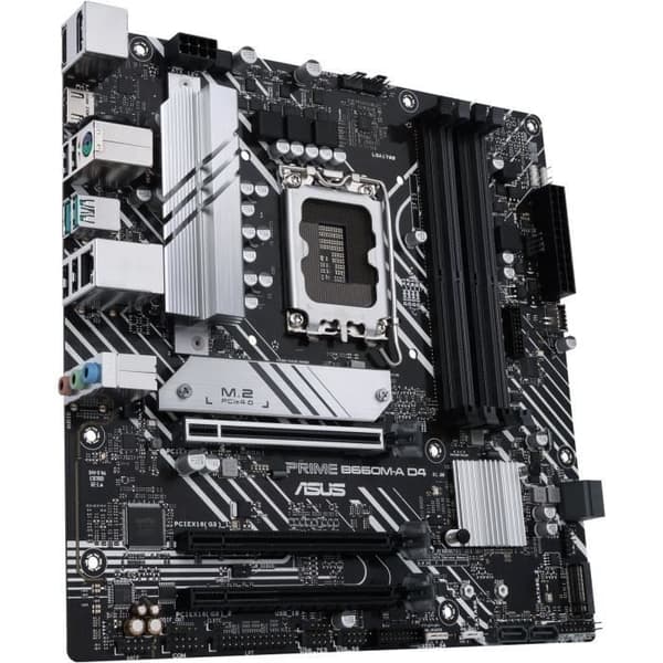 Moderkort - ASUS - PRIME B660M-A D4 - (90MB19K0-M0EAY0)