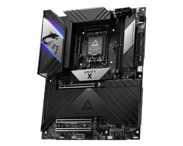 MSI MEG Z890 UNIFY-X - Hovedkort - ATX - LGA1851-sokkel - Z890 Chipset - USB-C 3.2 Gen 2x2, USB 3.2 Gen 1, USB 3.2 Gen 2, USB-C 3.2 Gen2 - 5 Gigabit