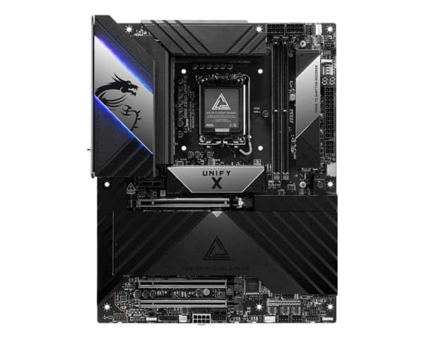 MSI MEG Z890 UNIFY-X - Hovedkort - ATX - LGA1851-sokkel - Z890 Chipset - USB-C 3.2 Gen 2x2, USB 3.2 Gen 1, USB 3.2 Gen 2, USB-C 3.2 Gen2 - 5 Gigabit