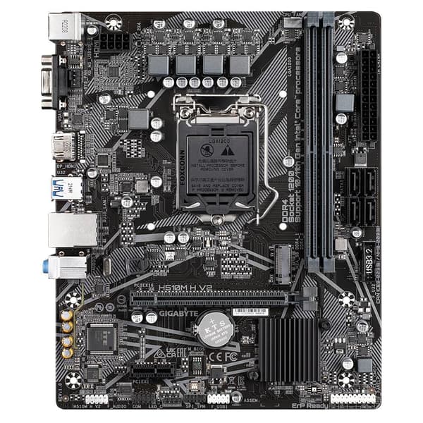 Gigabyte H510M H V2 moderkort Intel H510 Express LGA 1200 (Socket H5) micro ATX