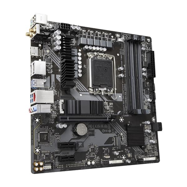 GIGABYTE B760M DS3H AX DDR4 bundkort - Understøtter Intel Core 14. generations CPU'er, 6+2+1 faset digital VRM, op til 5333 MHz DDR4 (OC), 2xPCIe 4.0