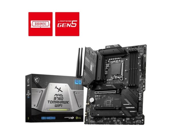 MSI MAG B760 TOMAHAWK WIFI-moderkort LGA 1700 ATX