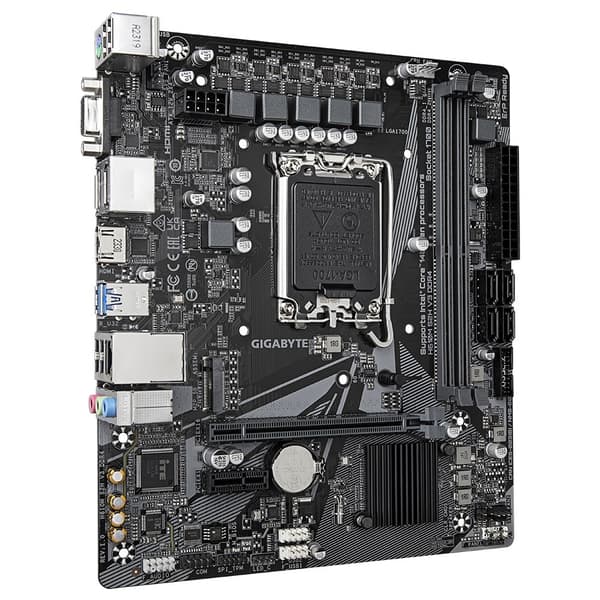 Gigabyte H610M S2H V3 DDR4 -emolevy - Tukee Intel Core 14th -suorittimia, 4+1+1 hybridi-digitaali-VRM:ää, jopa 3200 MHz:n DDR4-muistia, 1xPCIe 3.0 M.2
