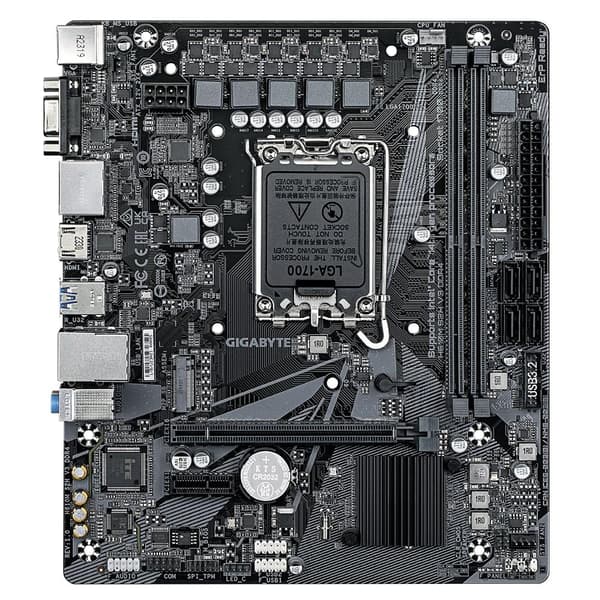 Gigabyte H610M S2H V3 DDR4 -emolevy - Tukee Intel Core 14th -suorittimia, 4+1+1 hybridi-digitaali-VRM:ää, jopa 3200 MHz:n DDR4-muistia, 1xPCIe 3.0 M.2