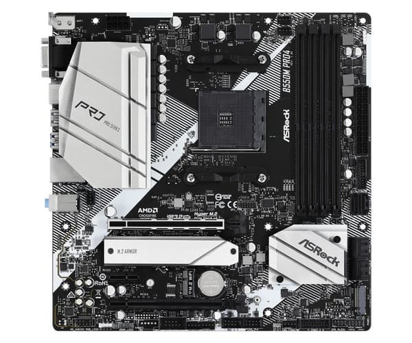 Asrock B550M Pro4 Sokkel AM4 micro ATX AMD B550