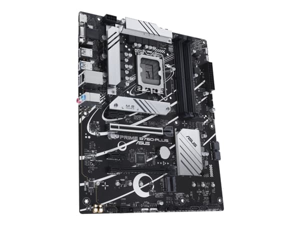 ASUS PRIME B760-PLUS - Hovedkort - ATX - LGA1700-sokkel - B760 Chipset - USB-C 3.2 Gen 2x2, USB-C 3.2 Gen 1, USB 3.2 Gen 2, USB 3.2 Gen 1, USB4 - 2.5