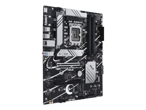 ASUS PRIME B760-PLUS - Hovedkort - ATX - LGA1700-sokkel - B760 Chipset - USB-C 3.2 Gen 2x2, USB-C 3.2 Gen 1, USB 3.2 Gen 2, USB 3.2 Gen 1, USB4 - 2.5
