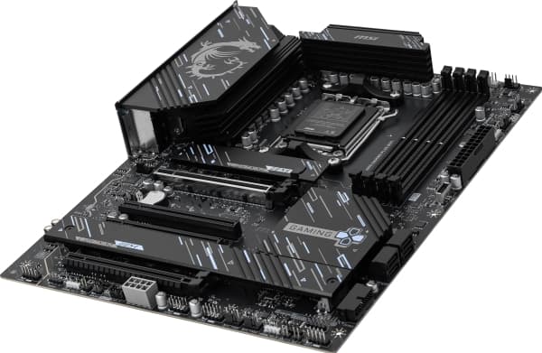 MSI X870 GAMING PLUS WIFI - Moderkort - ATX - Socket AM5 - AMD X870 Chipuppsättning - USB4, USB-C 3.2 Gen 2x2, USB 3.2 Gen 2, USB 3.2 Gen 1 - 5 Gigab