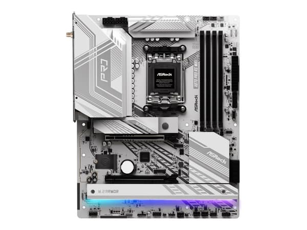 ASRock X870 Pro RS WiFi - Hovedkort - ATX - Socket AM5 - AMD X870 Chipset - USB4, USB 3.2 Gen 1, USB-C 3.2 Gen 2x2 - 2.5 Gigabit LAN, Wi-Fi 7, Blueto