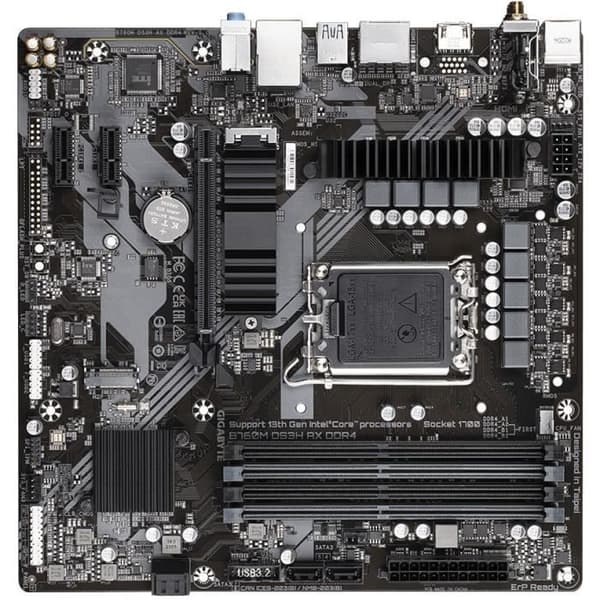 Moderkort - GIGABYTE - B760M DS3H AX DDR4 - Sockel LGA1700 - ATX - Intel B760