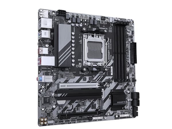 Gigabyte B850M DS3H - Hovedkort - micro ATX - Socket AM5 - AMD B850 Chipset - USB-C 3.2 Gen 1, USB 3.2 Gen 2, USB 3.2 Gen 1 - 2.5 Gigabit LAN - innby