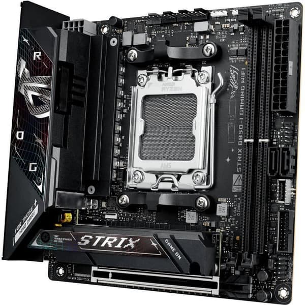 Moderkort - ASUS - ROG STRIX B850-I GAMING WIFI - AMD B850 - AM5 mini ITX plats