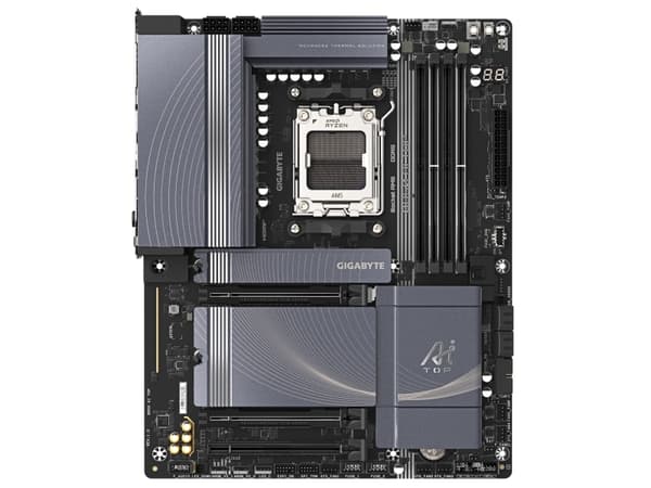 Gigabyte B850 AI TOP - Hovedkort - ATX - Socket AM5 - AMD B850 Chipset - USB-C 3.2 Gen 2x2, USB 3.2 Gen 2, USB 3.2 Gen 1 - Wi-Fi 7, 2 x 10 Gigabit LA