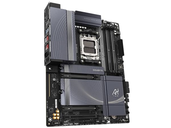 Gigabyte B850 AI TOP - Hovedkort - ATX - Socket AM5 - AMD B850 Chipset - USB-C 3.2 Gen 2x2, USB 3.2 Gen 2, USB 3.2 Gen 1 - Wi-Fi 7, 2 x 10 Gigabit LA