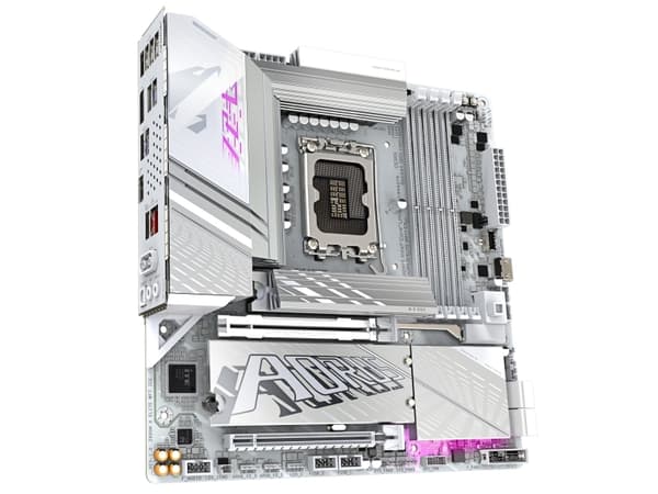AORUS Z890M ELITE WIFI7 ICE - Hovedkort - micro ATX - LGA1851-sokkel - Z890 Chipset - USB4, USB 3.2 Gen 1, USB 3.2 Gen 2, USB-C 3.2 Gen2 - Bluetooth,