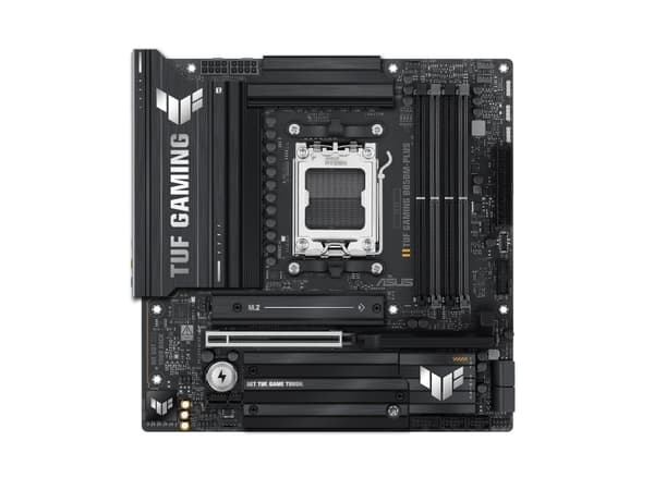 ASUS TUF GAMING B850M-PLUS - Hovedkort - micro ATX - Socket AM5 - AMD B850 Chipset - USB-C 3.2 Gen 2x2, USB-C 3.2 Gen2, USB 3.2 Gen 2, USB 3.2 Gen 1