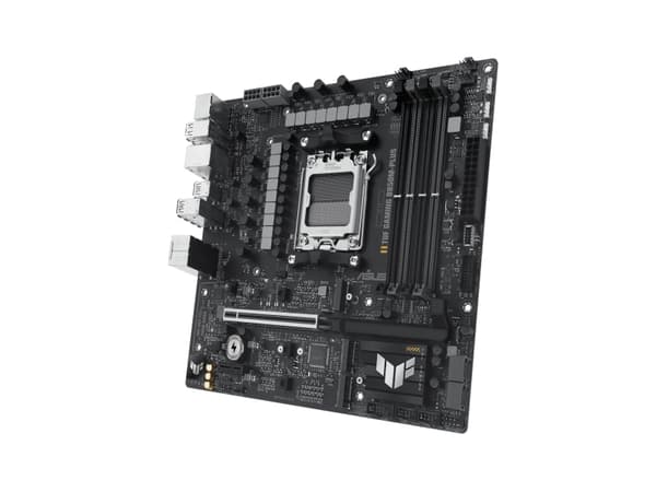 ASUS TUF GAMING B850M-PLUS - Hovedkort - micro ATX - Socket AM5 - AMD B850 Chipset - USB-C 3.2 Gen 2x2, USB-C 3.2 Gen2, USB 3.2 Gen 2, USB 3.2 Gen 1