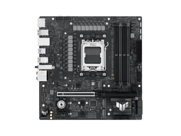 ASUS TUF GAMING B850M-PLUS WIFI - Hovedkort - micro ATX - Socket AM5 - AMD B850 Chipset - USB-C 3.2 Gen 2x2, USB-C 3.2 Gen2, USB 3.2 Gen 2, USB 3.2 G