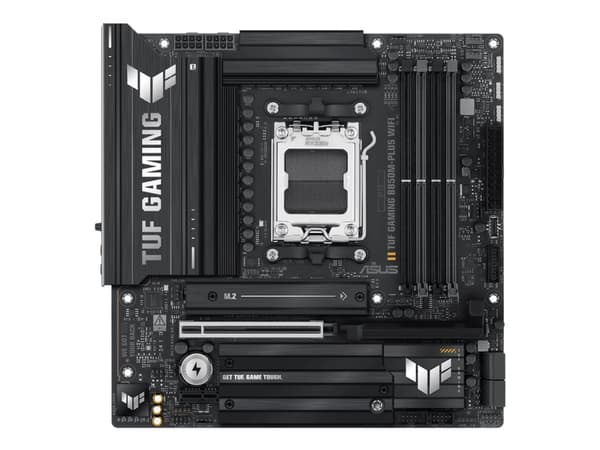 ASUS TUF GAMING B850M-PLUS WIFI - Hovedkort - micro ATX - Socket AM5 - AMD B850 Chipset - USB-C 3.2 Gen 2x2, USB-C 3.2 Gen2, USB 3.2 Gen 2, USB 3.2 G