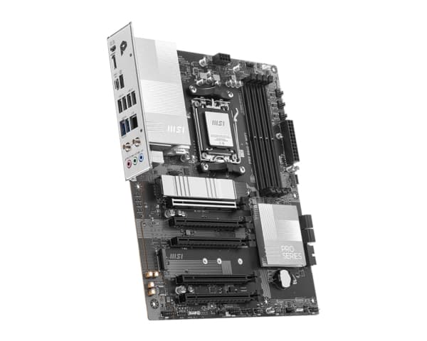 MSI PRO B840-P WIFI - Moderkort - ATX - Socket AM5 - AMD B840 Chipuppsättning - USB 3.2 Gen 2, USB-C 3.2 Gen 1, USB 3.2 Gen 1, USB-C 3.2 Gen2 - 2.5 G
