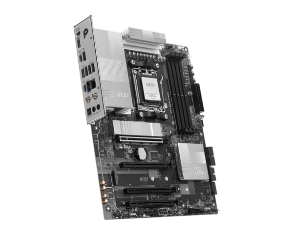 MSI PRO B850-P WIFI - Moderkort - ATX - Socket AM5 - AMD B850 Chipuppsättning - USB 3.2 Gen 2, USB-C 3.2 Gen2, USB 3.2 Gen 1 - 5 Gigabit Ethernet, Wi