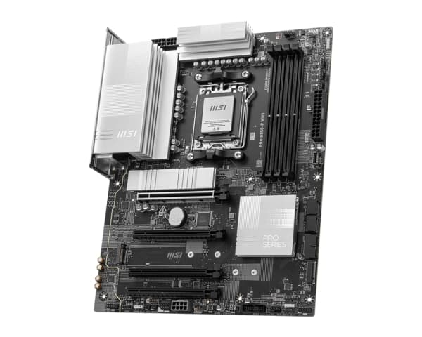 MSI PRO B850-P WIFI - Moderkort - ATX - Socket AM5 - AMD B850 Chipuppsättning - USB 3.2 Gen 2, USB-C 3.2 Gen2, USB 3.2 Gen 1 - 5 Gigabit Ethernet, Wi