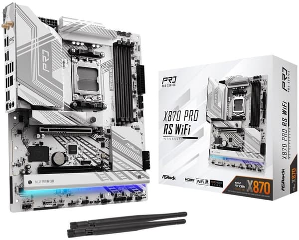 ASRock X870 Pro RS WiFi bundkort
