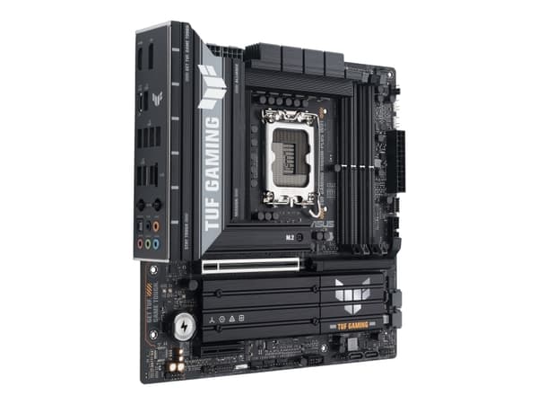 ASUS TUF GAMING B860M-PLUS WIFI - Hovedkort - micro ATX - LGA1851-sokkel - B860 Chipset - USB-C 3.2 Gen 2x2, USB 3.2 Gen 2, USB 3.2 Gen 1, USB-C 3.2