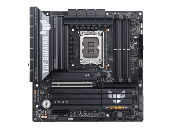 ASUS TUF GAMING B860M-PLUS WIFI - Hovedkort - micro ATX - LGA1851-sokkel - B860 Chipset - USB-C 3.2 Gen 2x2, USB 3.2 Gen 2, USB 3.2 Gen 1, USB-C 3.2