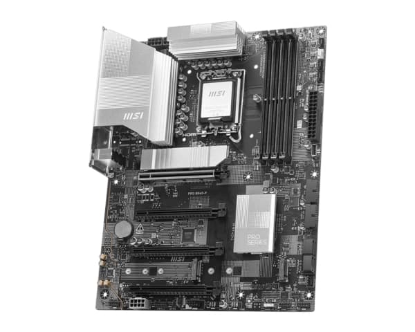 MSI PRO B860-P - Hovedkort - ATX - LGA1851-sokkel - B860 Chipset - USB 3.2 Gen 2, USB 3.2 Gen 1 - 5 Gigabit Ethernet - innbygd grafikk (CPU kreves) -