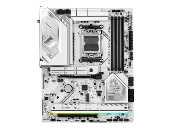ASRock B850 STEEL LEGEND WIFI - Hovedkort - ATX - Socket AM5 - AMD B850 Chipset - USB-C 3.2 Gen 2x2, USB-C 3.2 Gen 1 - Wi-Fi 7, Bluetooth, 2.5 Gigabi