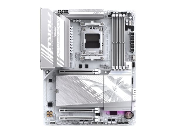 AORUS B850 ELITE WIFI7 ICE - Hovedkort - ATX - Socket AM5 - AMD B850 Chipset - USB-C 3.2 Gen2, USB 3.2 Gen 2x2, USB 3.2 Gen 2, USB 3.2 Gen 1 - Wi-Fi