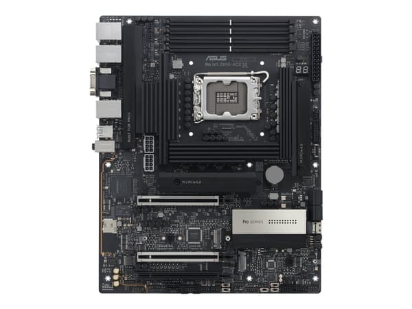 ASUS PRO WS Z890-ACE SE - Hovedkort - ATX - LGA1851-sokkel - Z890 Chipset - USB-C 3.2 Gen 2x2, USB 3.2 Gen 2, USB4, USB 3.2 Gen 1 - 10 Gigabit LAN, 2