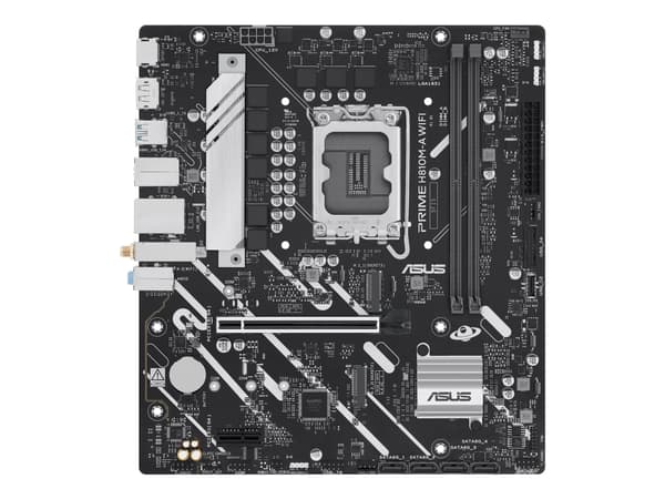 ASUS PRIME H810M-A WIFI - Hovedkort - micro ATX - LGA1851-sokkel - H810 Chipset - USB-C 3.2 Gen 1, USB 3.2 Gen 2, USB 3.2 Gen 1 - Gigabit LAN, Wi-Fi