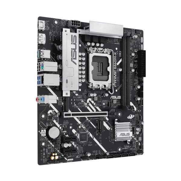 Moderkort - ASUS - PRIME B860M-K - Socket LGA1200 - Micro ATX - 64 GB RAM max