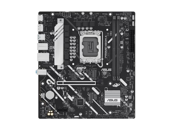 ASUS PRIME H810M-A-CSM - Hovedkort - micro ATX - LGA1851-sokkel - H810 Chipset - USB-C 3.2 Gen 1, USB 3.2 Gen 2, USB 3.2 Gen 1 - Gigabit LAN - innbyg