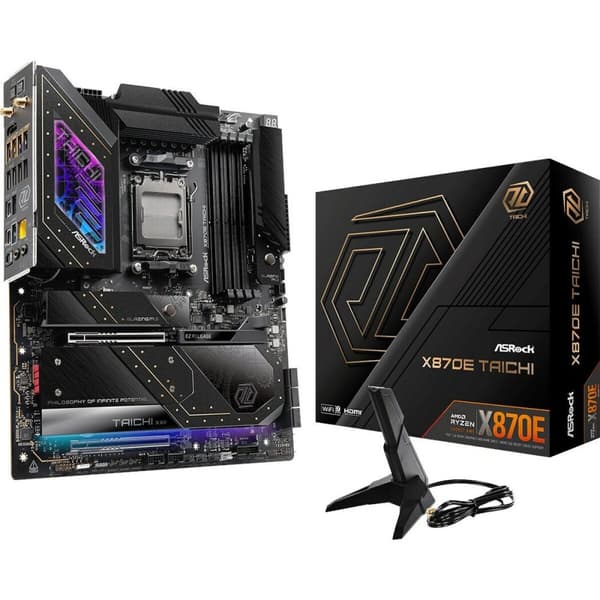 Emolevy ASRock X870E Taichi Intel Wi-Fi 6 AMD AM5 AMD X870E
