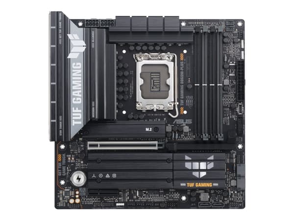ASUS TUF GAMING B860M-PLUS - Hovedkort - micro ATX - LGA1851-sokkel - B860 Chipset - USB-C 3.2 Gen 2x2, USB 3.2 Gen 2, USB 3.2 Gen 1, USB-C 3.2 Gen2