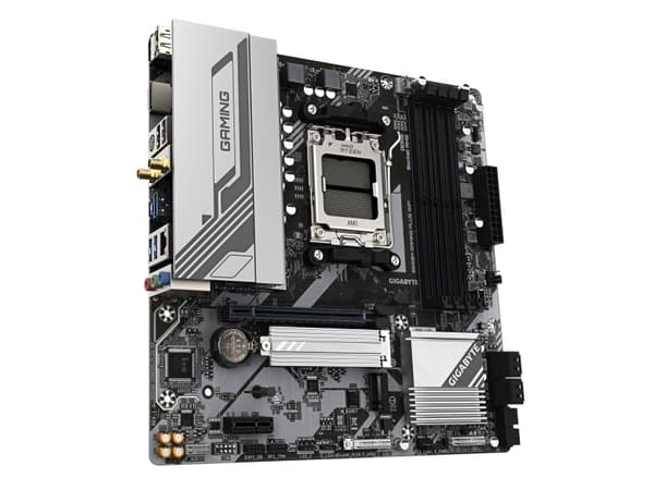 Gigabyte B650M GAMING PLUS WIFI - 1.X - hovedkort - micro ATX - Socket AM5 - AMD B650 Chipset - USB 3.2 Gen 1, USB-C 3.2 Gen 1 - 2.5 Gigabit LAN, Blu