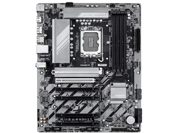 GIGABYTE B860 DS3H Motherboard - Supports Intel Core Ultra CPUs, 8+1+2+2 phases VRM, up to 9066MHz DDR5, 1xPCIe 5.0 + 1xPCIe 4.0 M.2, 2.5 GbE LAN, US
