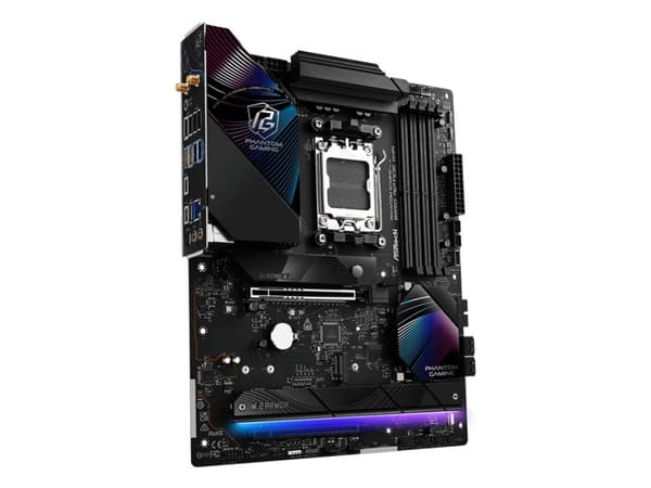 ASRock Phantom Gaming B850 Riptide WiFi - Hovedkort - ATX - Socket AM5 - AMD B850 Chipset - USB-C 3.2 Gen 2x2, USB-C 3.2 Gen2, USB 3.2 Gen 2, USB 3.2