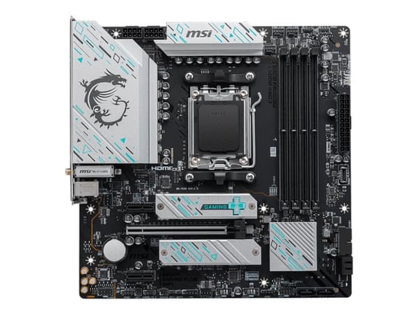MSI B650M GAMING PLUS WIFI - Moderkort - micro ATX - Socket AM5 - AMD B650 Chipuppsättning - USB 3.2 Gen 1, USB-C 3.2 Gen2, USB 3.2 Gen 2 - 2.5 Gigab