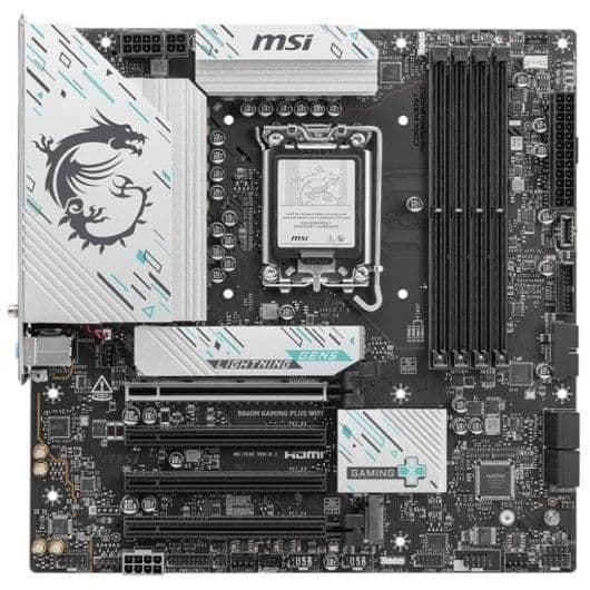 Moderbräda - MSI - B860M GAMING PLUS WIFI - LGA 1851 - Wi-Fi - Micro ATX