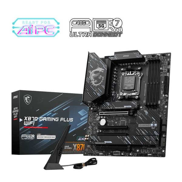 X870/AM5/DDR5/ATX moderkort MSI X870 Gaming Plus WiFi