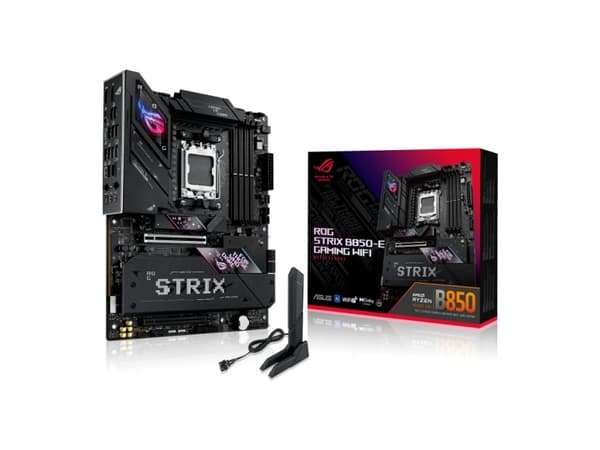 ASUS ROG STRIX B850-E GAMING WIFI - Hovedkort - ATX - Socket AM5 - AMD B850 Chipset - USB-C 3.2 Gen 2x2, USB-C 3.2 Gen2, USB 3.2 Gen 2, USB 3.2 Gen 1