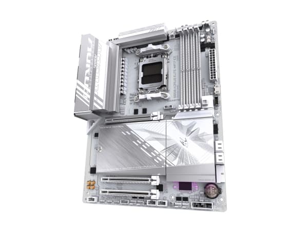 AORUS B850 ELITE WIFI7 ICE - Hovedkort - ATX - Socket AM5 - AMD B850 Chipset - USB-C 3.2 Gen 2x2, USB-C 3.2 Gen2, USB 3.2 Gen 2, USB 3.2 Gen 1 - Blue